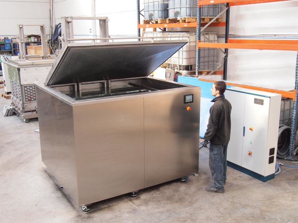 Valve Plates Industrial Ultrasonic Cleaning Machine To Remove Dust