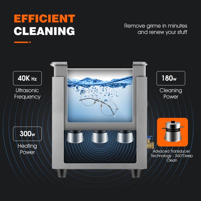 180W Ultrasonic Cleaning Machine Digital 6 Liter Ultrasonic Cleaner 1