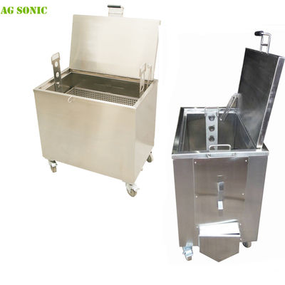 10 Gallons - 90 Gallons Commercial Kitchen Soak Tank With Lockable Castor Wheels