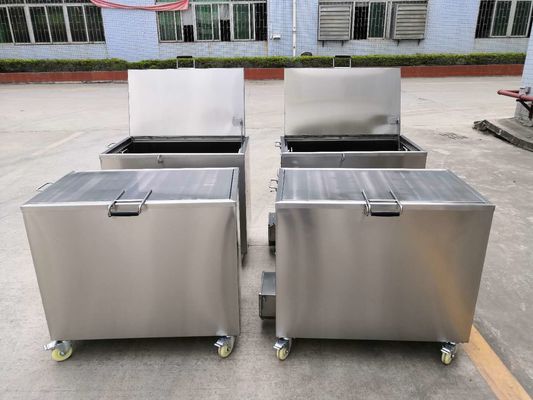 Kitchen Hood Stainless Steel Soak Tank Degreasing / Cleaning Insert Filters 110 / 230V 50Hz