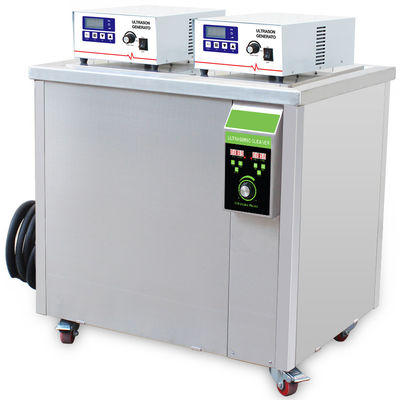 Customized Power Ultrasonic Engine Cleaner Tank Generator Frequency 40 / 80 / 120 Khz