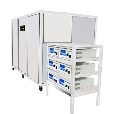 Aerospace Part Ultrasonic Metal Cleaner Degrease / Washing 1000L Separate Control Generator