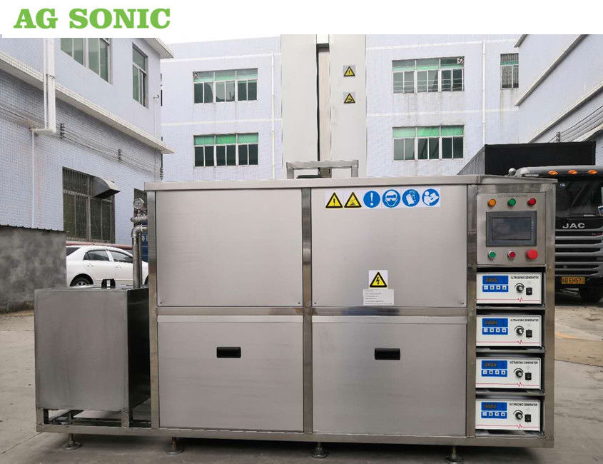 Wheel Rim Cleaning Ultrasonic Engine Cleaner With Hydraulic Lift Plc Controlled