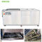 Vertical 360L Ultrasonic Engine Cleaner 28khz 3600W With Hinged Lid / Drainage