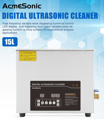 15L Ultrasonic Washing Machine Cleaner Dual Frequency For Bicycle Chain Clean