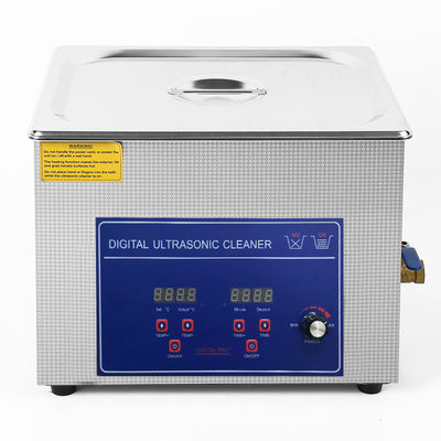 10 Liter Ultrasonic Cleaner with 20~80℃ Adjustable Temperature and 0-240W Power for High Cleaning Effect