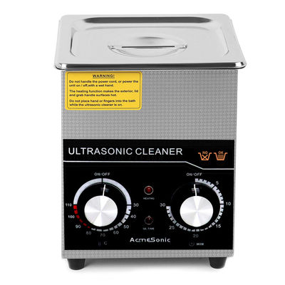 SUS Basket Ultrasonic Cleaner With Hot Water Cleaning 100W Heating Power 160W Total Power
