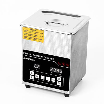 Dual Frequency Ultrasonic Cleaner 2L SUS 304 Tank 60W Ultrasonic Power 100W Heating Power