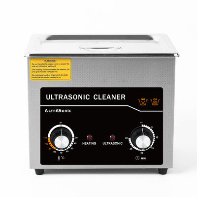 Portable Ultrasonic Cleaner with 3L Tank Volume 160W Total Power and New Heat Control Technology