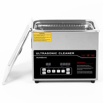 Power 60W Ultrasonic Cleaner with 4pcs Transducers 3L Tank Volume Dual Frequency Technology