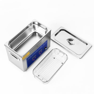 Industrial Ultrasonic Cleaner 180w 40kHz Power Frequency Timer Adjustable 0~30min 3.9Kg Weight
