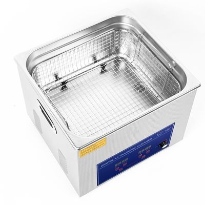 Industrial Ultrasonic Cleaner 15L Capacity 760W Power Adjustable Machine with 400w Heating for Ultrasonic