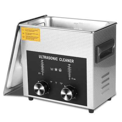 Commercial Ultrasonic Cleaner 3L 120W with Encoded Timer Heater Basket Multi-Application for Jewelry Glasses Chains Watches