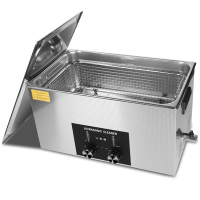 Professional Ultrasonic Cleaner 22L 480W for Jewelry Glasses Chains Watches with Encoded Timer Heater Basket Multi-Application