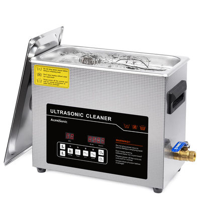 6L Ultrasonic Parts Cleaner SUS 304 Matieral Lab Ultrasonic Cleaner
