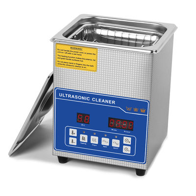 Stainless Steel 2L Ultrasonic Cleaner Dual-Freq Pro for Jewelry Glasses Tools Electronics 17.5*16.5*23cm Digital Timer