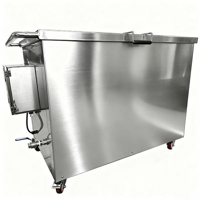 211 Liters Stainless Steel Industrial Soak Tank with 1.5 kW Heating and Mobile Design