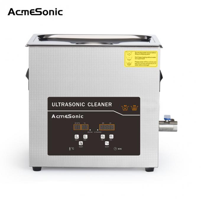 SUS304 Ultrasonic Fuel Injector Cleaner 240W For Hardware Parts 2