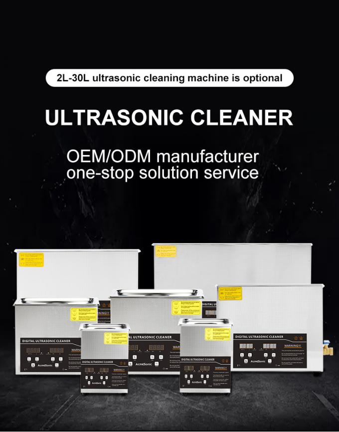 40khz Ultrasonic Cleaning Machine 600w Metal Ultrasonic Jewelry Cleaner 0