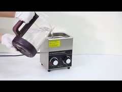 Mechanical Ultrasonic Cleaner 60W With Hot Water Cleaning