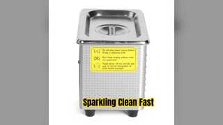 Powerful Ultrasonic Cleaner 800ML Jewelry Glasses